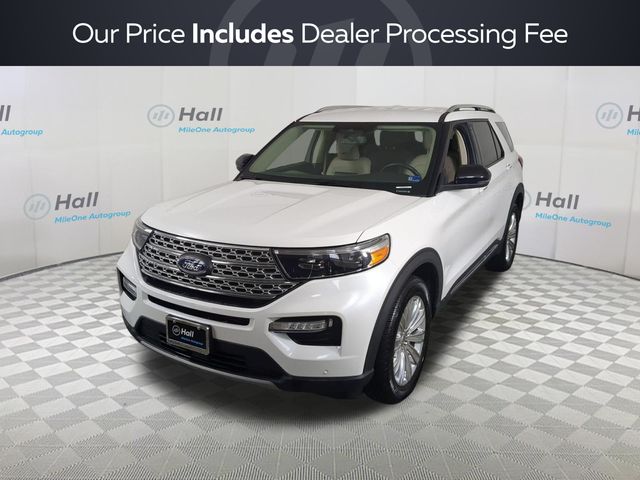 White Metallic 2020 Ford Explorer SUV / Crossover All-Wheel Drive Automatic