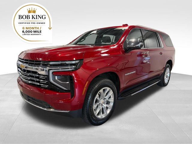 Radiant Red 2025 Chevrolet Suburban SUV / Crossover Four-Wheel Drive 10-Speed Automatic