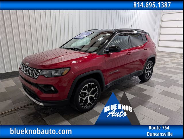 Red Hot Pearlcoat 2025 Jeep Compass SUV / Crossover Four-Wheel Drive 8-Speed Automatic