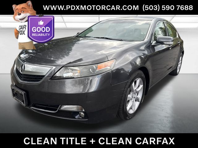 Gray 2014 Acura TL FWD Sedan Front-Wheel Drive 6-Speed Automatic