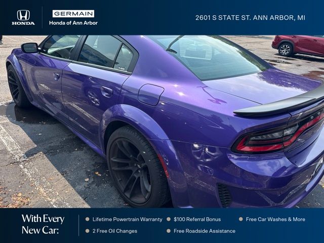 Used 2023 Plum Crazy Pearlcoat Dodge R/T Scat Pack Widebody image 10