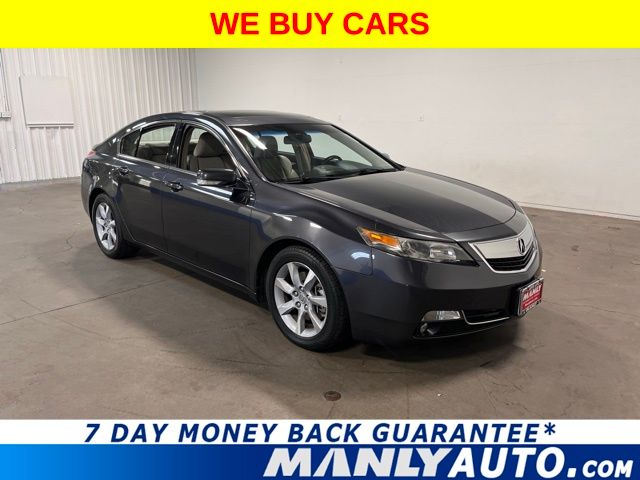 Gray 2012 Acura TL FWD with Technology Package Sedan Front-Wheel Drive 6-Speed Automatic