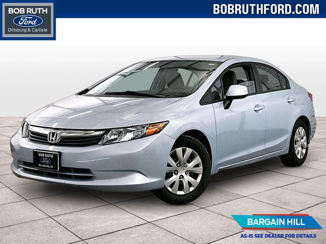 2012 Honda Civic LX Silver at Carlisle Cadillac Buick GMC