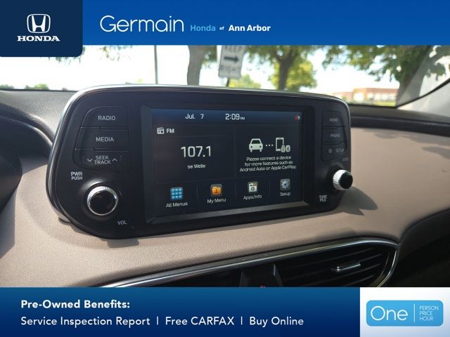 Used 2020 Shimmering Silver Pearl Hyundai SEL image 22