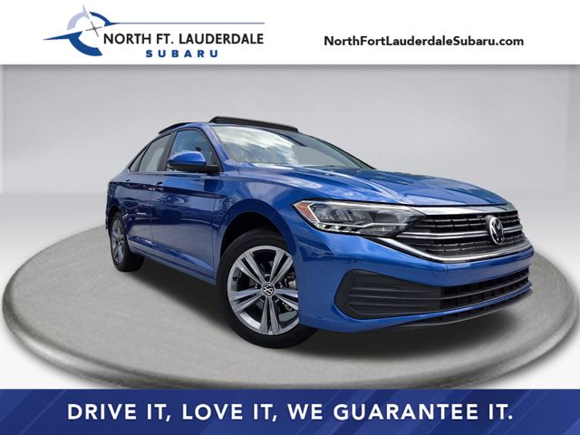 Rising Blue Metallic 2023 Volkswagen Jetta 1.5T SE FWD Sedan Front-Wheel Drive 8-Speed Automatic