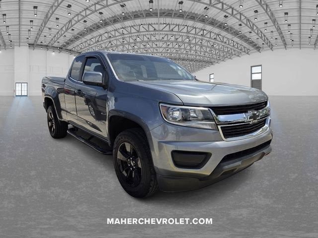 Gray (Steel Metallic) 2018 Chevrolet Colorado LT Extended Cab LB RWD Pickup Truck 4X2 8-Speed Automatic