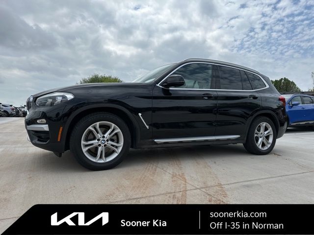 Jet Black 2019 BMW X3 sDrive30i RWD SUV / Crossover Rear-Wheel Drive 8-Speed Automatic