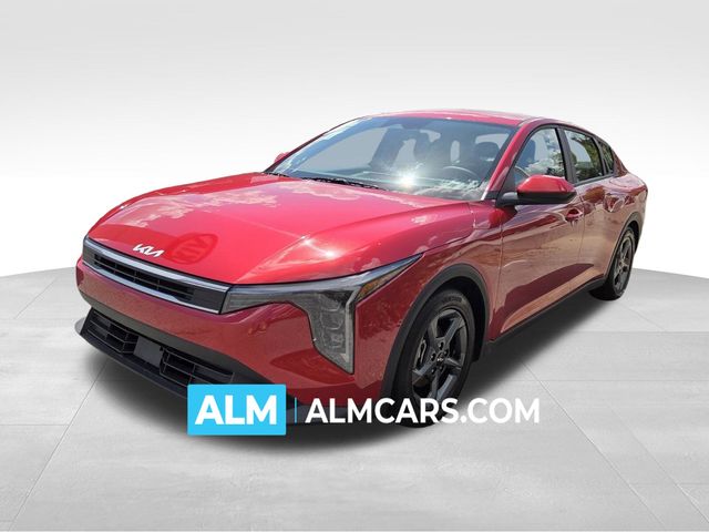 Currant Red 2025 Kia K4 LXS FWD Sedan Front-Wheel Drive Continuously Variable Transmission