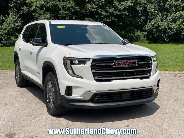Summit White 2025 GMC Acadia SUV / Crossover Front-Wheel Drive 8-Speed Automatic