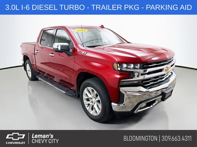 Cherry Red Tintcoat 2022 Chevrolet Silverado 1500 Pickup Truck Four-Wheel Drive Automatic