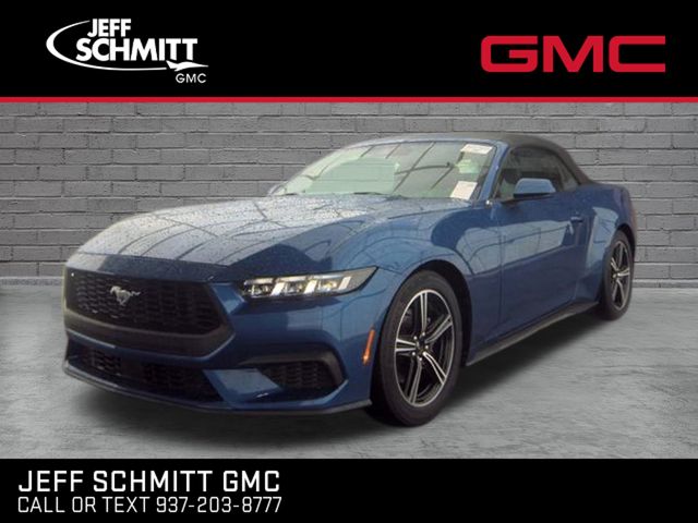 Blue Metallic 2024 Ford Mustang Convertible Rear-Wheel Drive Automatic