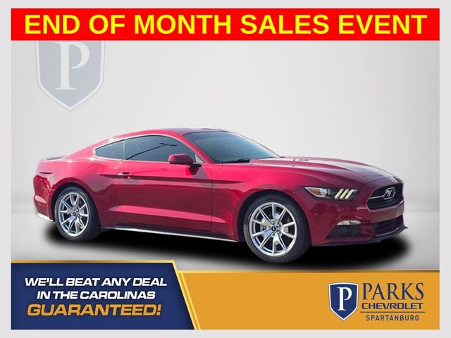 Ruby Red Metallic 2015 Ford Mustang Coupe Rear-Wheel Drive 6-Speed Automatic