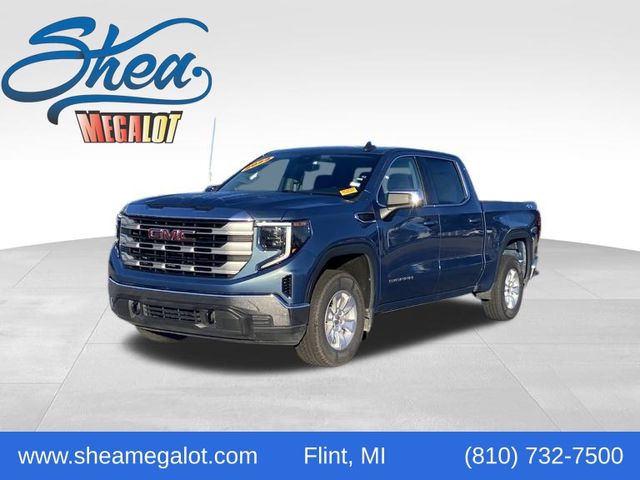 Downpour Metallic 2024 GMC Sierra 1500 Pickup Truck Four-Wheel Drive 8-Speed Automatic