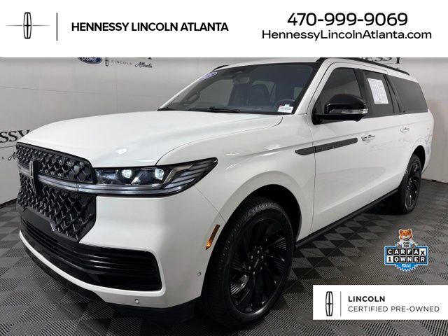 White Metallic 2025 Lincoln Navigator SUV / Crossover Four-Wheel Drive Automatic