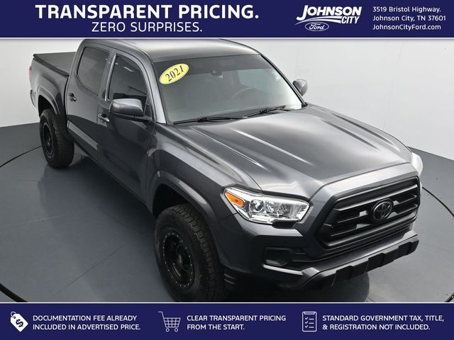 Magnetic Gray Metallic 2021 Toyota Tacoma Pickup Truck Four-Wheel Drive 6-Speed Automatic