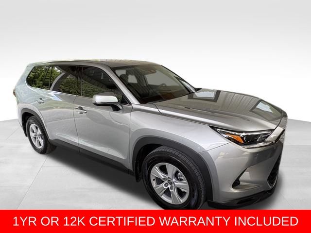 Silver 2025 Toyota Grand Highlander LE FWD SUV / Crossover Front-Wheel Drive 8-Speed Automatic