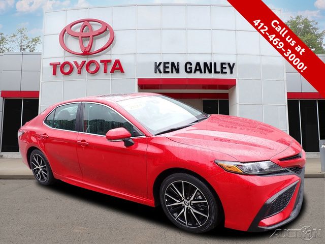 Supersonic Red 2024 Toyota Camry Sedan Front-Wheel Drive 8-Speed Automatic