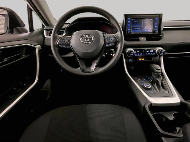2021 Toyota RAV4 Hybrid LE White at Phil Fitts Ford