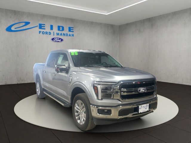 Iconic Silver Metallic 2025 Ford F-150 Pickup Truck Four-Wheel Drive Automatic