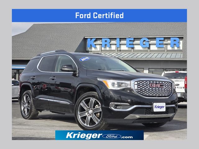 Black (Ebony Twilight Metallic) 2019 GMC Acadia Denali AWD SUV / Crossover Four-Wheel Drive 6-Speed Automatic