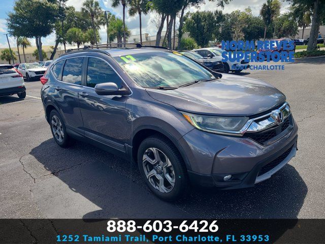 Gray (Modern Steel Metallic) 2017 Honda CR-V SUV / Crossover All-Wheel Drive Continuously Variable Transmission