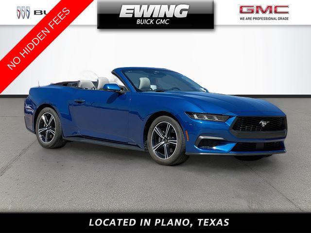 Blue Metallic 2024 Ford Mustang Convertible Rear-Wheel Drive Automatic