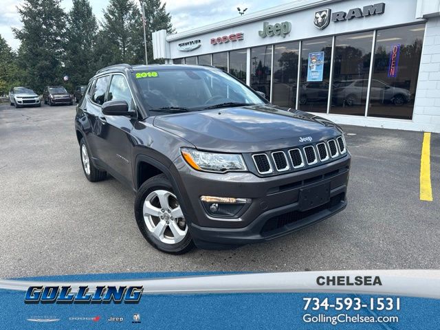 Gray (Granite Crystal Metallic Clearcoat) 2018 Jeep Compass SUV / Crossover Four-Wheel Drive 9-Speed Automatic
