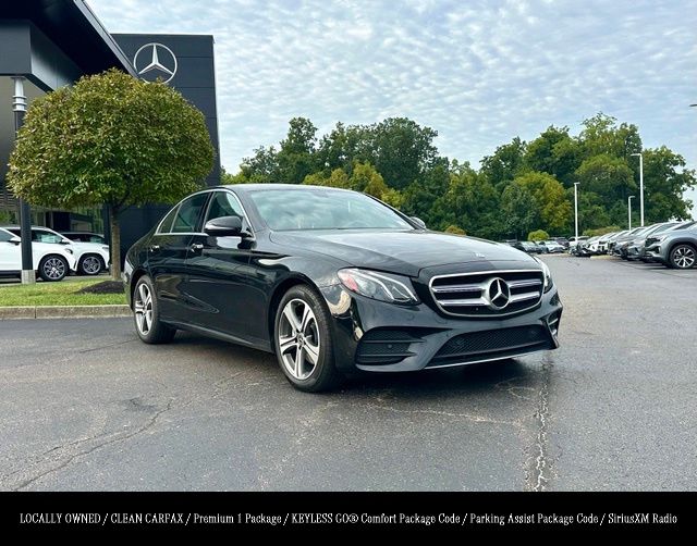 Black 2018 Mercedes-Benz E-Class Sedan All-Wheel Drive 9-Speed Automatic