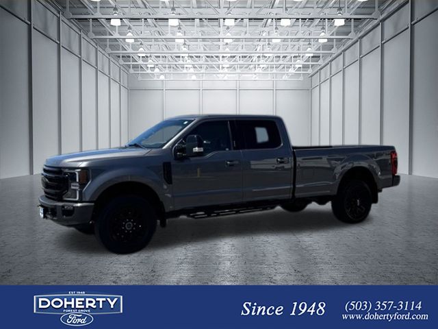Carbonized Gray Metallic 2022 Ford F-350 Super Duty Lariat Crew Cab 4WD Pickup Truck Four-Wheel Drive Automatic