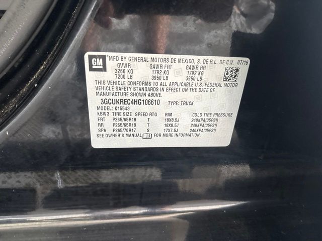 Used 2017 Chevrolet Silverado 1500 Truck