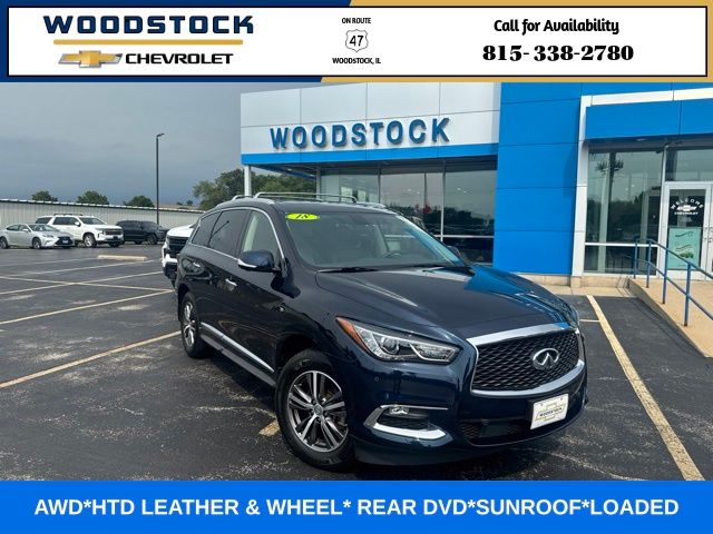 Hermosa Blue 2018 INFINITI QX60 SUV / Crossover All-Wheel Drive Continuously Variable Transmission