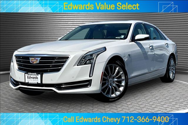 Crystal White Tricoat 2018 Cadillac CT6 Sedan All-Wheel Drive 8-Speed Automatic