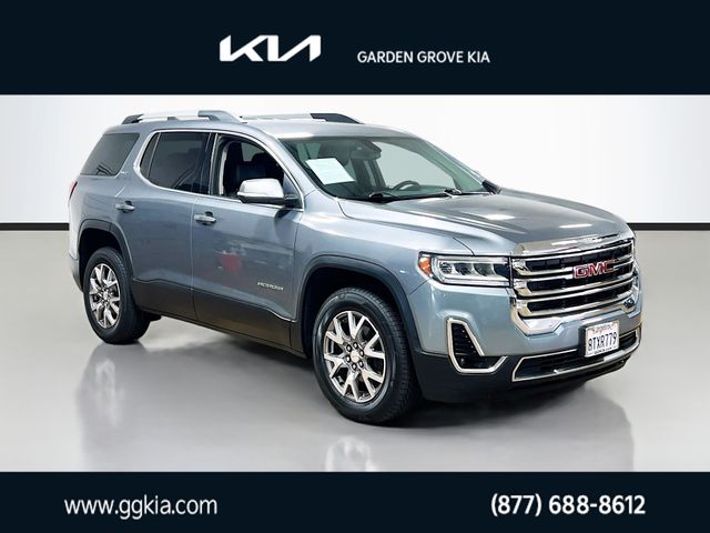 Gray (Satin Steel Metallic) 2020 GMC Acadia SLT FWD SUV / Crossover Front-Wheel Drive 9-Speed Automatic