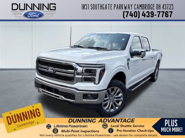 Star White Metallic Tri-Coat 2026 Ford F-150 Lariat SuperCrew 4WD Pickup Truck Four-Wheel Drive Automatic