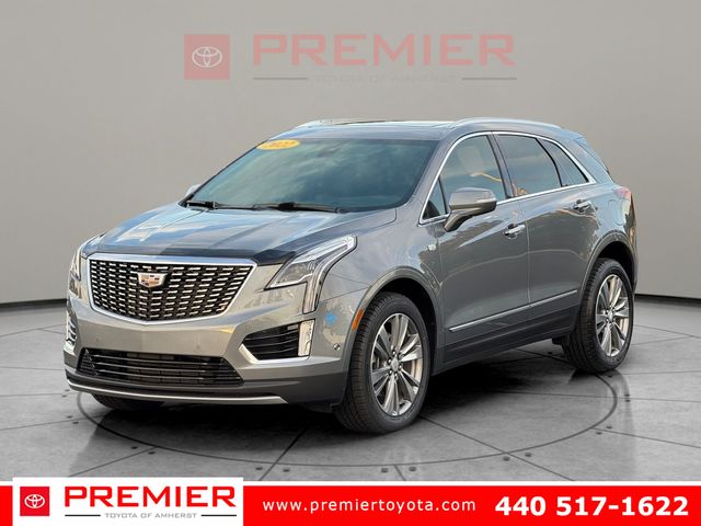 Gray (Satin Steel Metallic) 2022 Cadillac XT5 SUV / Crossover Four-Wheel Drive 9-Speed Automatic