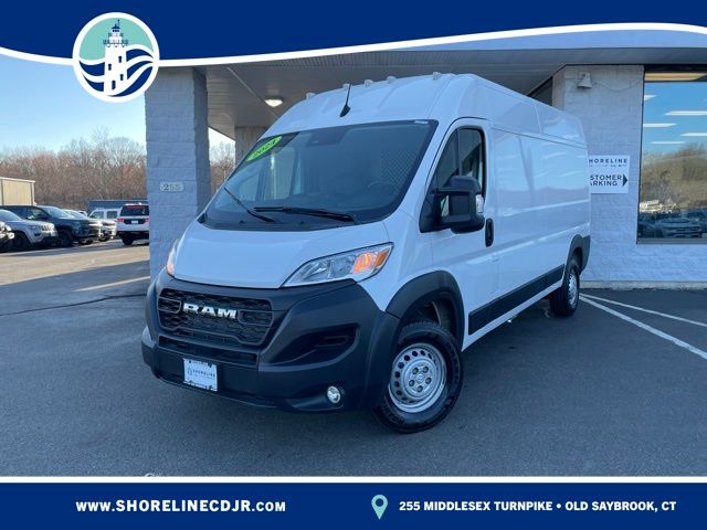 Bright White Clearcoat 2024 RAM ProMaster Van 9-Speed Automatic