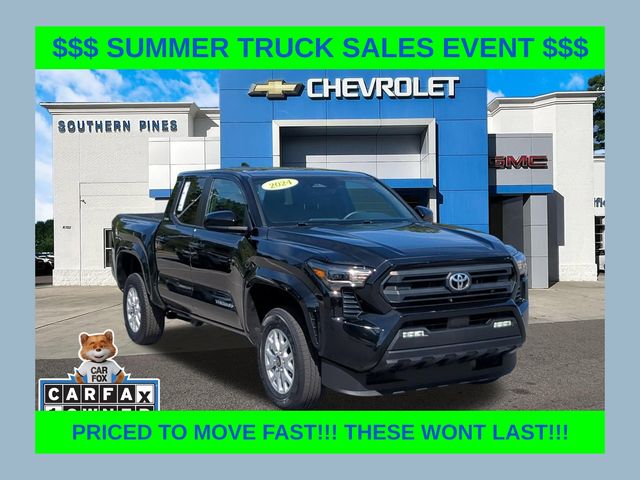 Black 2024 Toyota Tacoma Pickup Truck 4X2 8-Speed Automatic