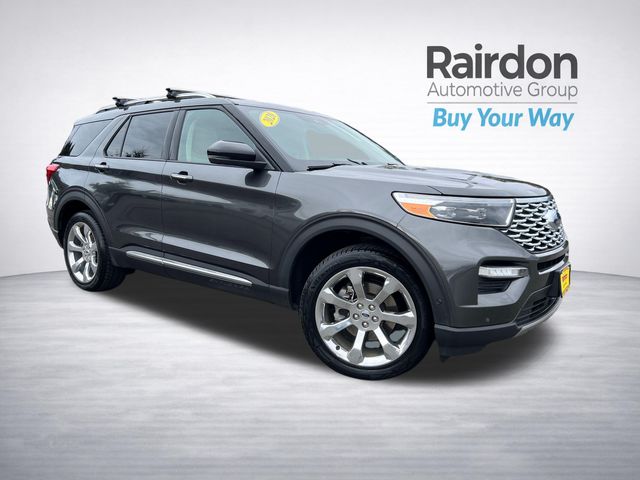 Gray (Magnetic Metallic) 2020 Ford Explorer Platinum AWD SUV / Crossover All-Wheel Drive Automatic