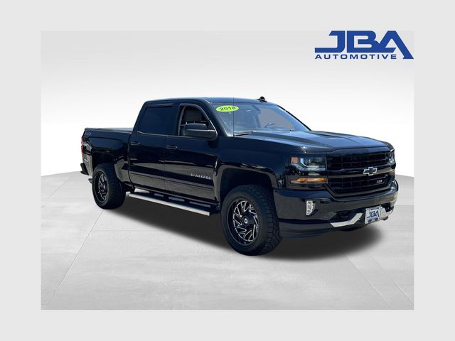 Black 2018 Chevrolet Silverado 1500 LT Crew Cab 4WD Pickup Truck Four-Wheel Drive 6-Speed Automatic Overdrive
