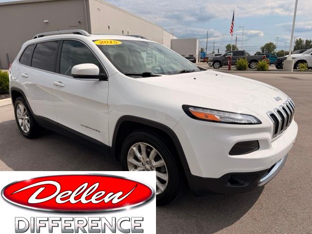 Bright White Clearcoat 2015 Jeep Cherokee SUV / Crossover Four-Wheel Drive 9-Speed Automatic