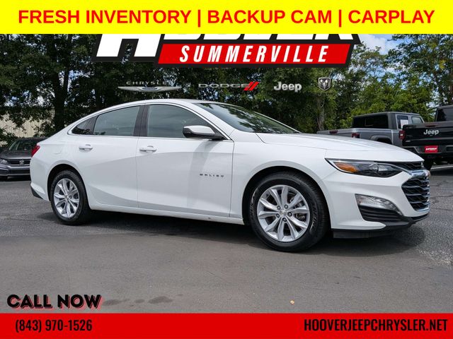 Summit White 2025 Chevrolet Malibu Sedan Front-Wheel Drive Continuously Variable Transmission