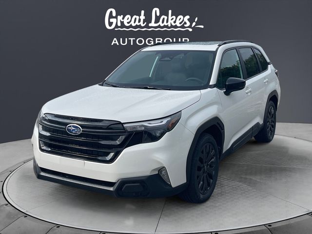 Crystal White 2026 Subaru Forester SUV / Crossover All-Wheel Drive Continuously Variable Transmission