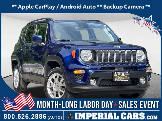 Jetset Blue Clearcoat 2021 Jeep Renegade SUV / Crossover Four-Wheel Drive 9-Speed Automatic