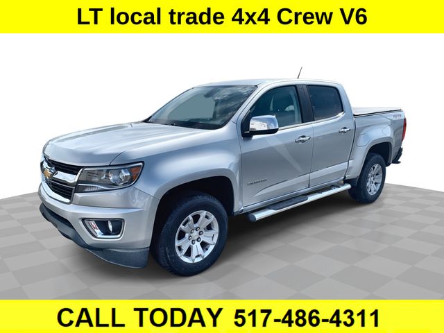 Silver Ice Metallic 2015 Chevrolet Colorado Pickup Truck Four-Wheel Drive 6-Speed Automatic
