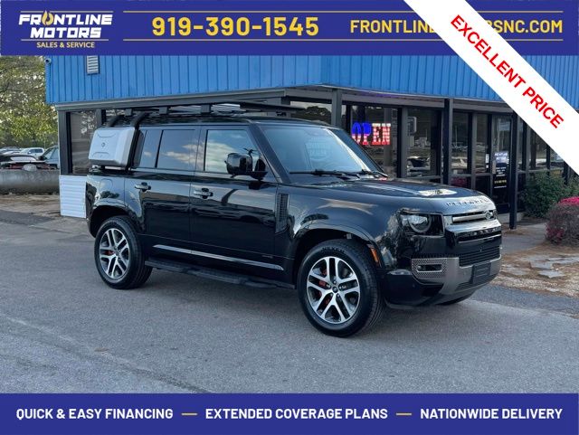 Santorini Black Metallic 2021 Land Rover Defender 110 X AWD SUV / Crossover All-Wheel Drive 8-Speed Automatic