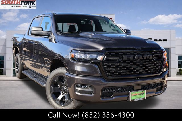 Gray (Granite Crystal Metallic Clearcoat) 2026 RAM 1500 Pickup Truck Four-Wheel Drive 8-Speed Automatic