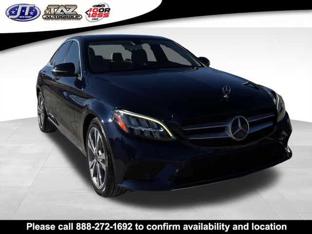 Blue 2019 Mercedes-Benz C-Class C 300 RWD Sedan Rear-Wheel Drive 9-Speed Automatic