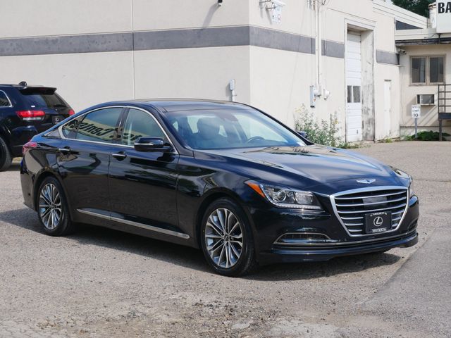 Caspian Black 2015 Hyundai Genesis Sedan 8-Speed Automatic