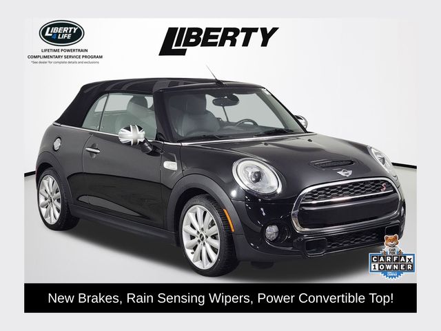 Midnight Black Metallic 2018 MINI Cooper S Convertible FWD Convertible Front-Wheel Drive Automatic
