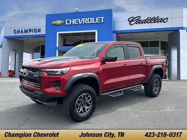 Radiant Red 2025 Chevrolet Colorado ZR2 Crew Cab 4WD Pickup Truck Four-Wheel Drive 8-Speed Automatic
